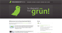 Desktop Screenshot of green-translation.eu